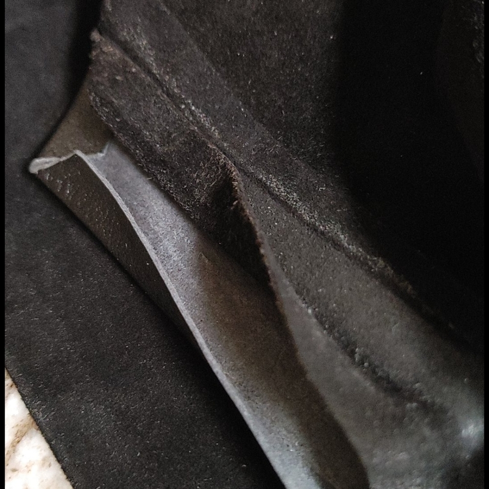 Vintage Designer Layered Leather Black Lambskin Skirt - Picture 13 of 15